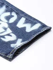Levis Men Pure Cotton Relaxed Fit Light Fade Printed Stretchable Jeans