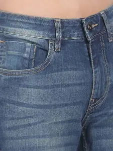 Flying Machine Men Heavy Fade Mid-Rise Cotton Slim Fit Tapered Fit Jeans