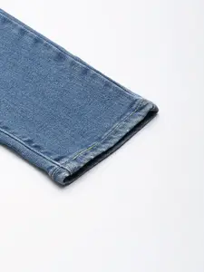 Levis Women Skinny Fit High-Rise Highly Distressed Heavy Fade Stretchable Jeans