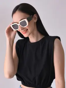HAUTE SAUCE by  Campus Sutra HAUTE SAUCE by Campus Sutra Women Butterfly Sunglasses SUM23_HSSG1182
