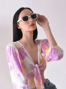 HAUTE SAUCE by  Campus Sutra HAUTE SAUCE by Campus Sutra Women Wayfarer Sunglasses with UV Lens SUM23_HSSG1152