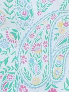 taffykids Girls Off-Shoulder Tie-Up Detailed Cotton Printed Top with Palazzos Set