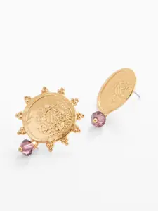 MANGO Circular Studs Earrings