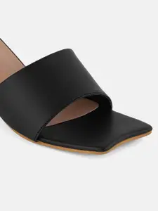 DressBerry Open Toe Block Heels