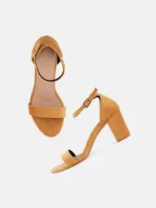 DressBerry Women Open Toes Block Heels