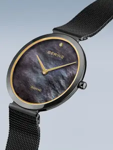 BERING Women Stainless Steel Bracelet Style Straps Analogue Watch 18132-132