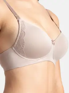 Jockey Wirefree Padded Soft Touch Full Coverage Multiway Styling Tshirt Bra-1816