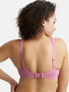 Jockey Wirefree Padded Cotton Full Coverage Plus Size Bra with Broad Wings-FE78