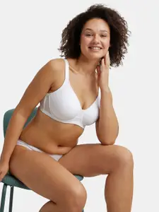 Jockey Wired Padded Elastane Full Coverage Plus Size Bra with Broad Wings-1855