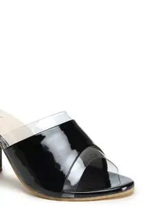 SAPATOS Open Back Block Heels