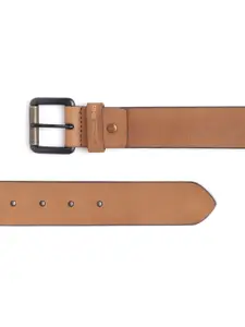 Woodland Men Solid Leather Belt