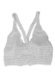 FIMBUL Cotton Floral Bralette Lightly Padded Bra