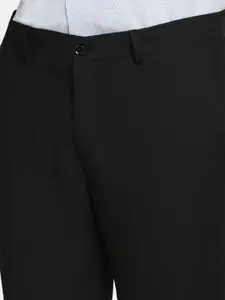 Blackberrys Men Mid-Rise Slim Fit Formal Trousers