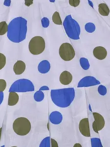 SWEET ANGEL Girls Pack Of 2 Floral Printed Pure Cotton Knee Length A-Line Skirts