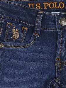 U.S. Polo Assn. Kids U S Polo Assn Kids Boys Slim Fit Light Fade Jeans
