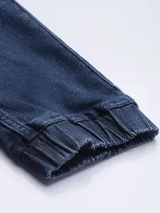 WROGN Men Mid-Rise Jogger Heavy Fade Jeans