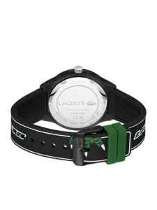 Lacoste Women Brass Patterned Dial & Straps Analogue Watch