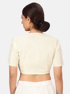 Studio Shringaar Textured Saree Blouse