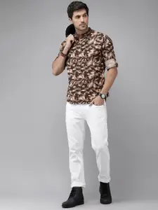 The Roadster Life Co. Camouflage Printed Pure Cotton Casual Shirt