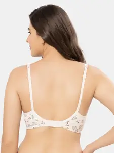 Amante Printed Padded Cotton Casual T-Shirt Bra - BRA10202