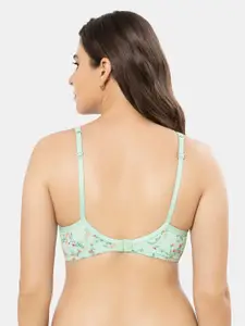 Amante Printed Padded Wirefree Cotton Casual T-Shirt Bra - BRA10202