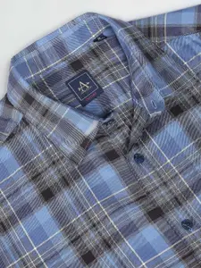 Arrow Sport Slim Fit Tartan Checks Pure Cotton Casual Shirt