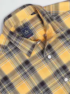 Arrow Sport Checked Pure Cotton Slim Fit Casual Shirt