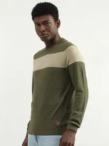 United Colors of Benetton Colourblocked Pullover Sweaters