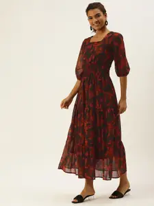 Sangria Floral-Printed Maxi Dresses