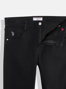 U.S. Polo Assn. Kids Boys Slim Fit Clean Look Stretchable Jeans