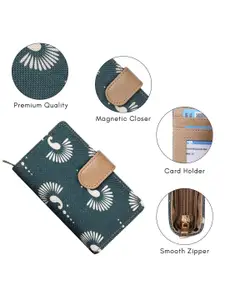 THE CLOWNFISH Women Ethnic Motifs Printed Zip Around Wallet