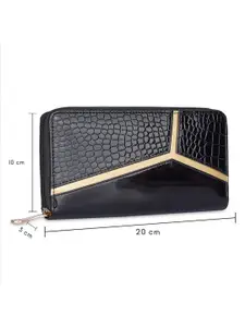 THE CLOWNFISH Katherine Women Textured Zip Around Wallet