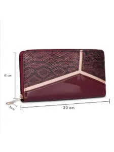 THE CLOWNFISH Katherine Women Textured Zip Around Wallet