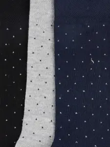 BYFORD by Pantaloons Men Pack Of 3 Patterned Calf-Length Socks