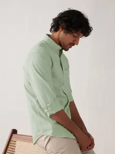 Andamen Oxford Button-Down Collar Cotton Casual Shirt