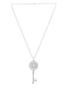 Peora Silver-Plated Chain With Pendant