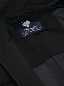 SHOWOFF Stand Collar Water Resistant Bomber Jacket