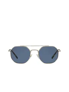 Vogue Eyewear Men UV Protected Blue Lens Irregular Sunglasses - 0VO4193S848/8051