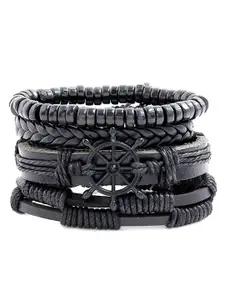Peora Men Pack Of 4 Link Bracelet