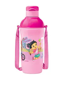 Milton Steel Slim 400 School Kids Light Pink Inner Steel Insulated Bottle 420 ml