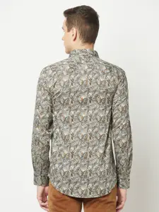 Crimsoune Club Slim Fit Floral Printed Casual Shirt