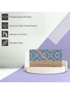 THE CLOWNFISH Erika Women Abstract Printed Two Fold Wallet