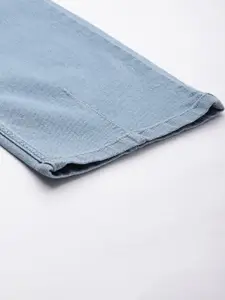 all about you Women Straight Fit High-Rise Light Fade Stretchable Jeans