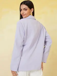 Styli Women Single-Breasted Comfort-Fit Blazer