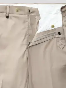 Van Heusen Men Regular Fit Mid-Rise Formal Trousers