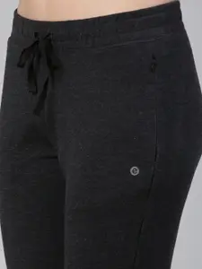 Enamor Women Mid-Rise Tapered Lounge Slim Fit Pants