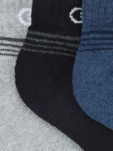 Ajile by Pantaloons Men Pack Of 3 Patterned Ankle Length Socks