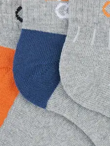 Ajile by Pantaloons Men Pack Of 3 Cotton Patterned Ankle Length Socks