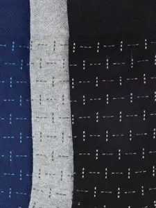 BYFORD by Pantaloons  Men Pack Of 3 Patterned Calf Length Socks