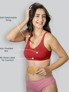 LYRA Cotton Spandex Full Coverage Secret Support Bra